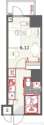 レジデンス西新宿スクエアの物件間取画像